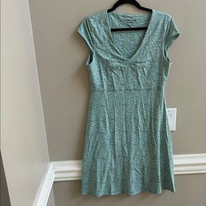 Toad & Co Rosemarie Dress A-Line Silhouette Green Size Medium